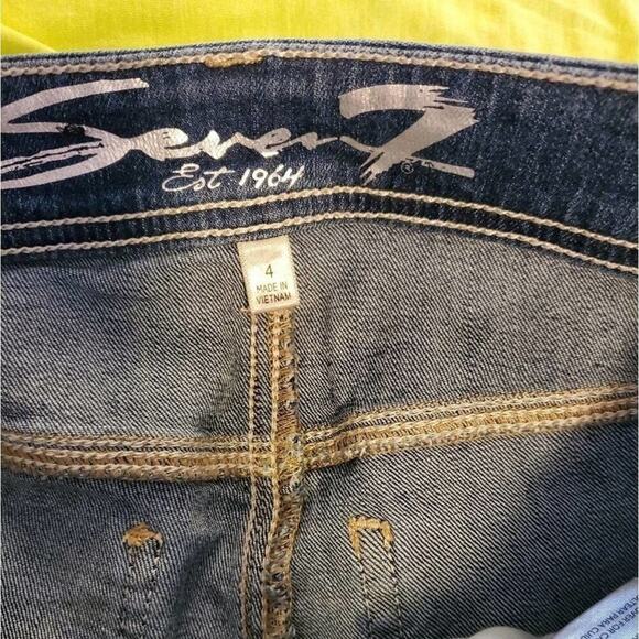 7Seven seven distressed Jean denim shorts - Picture 5 of 5